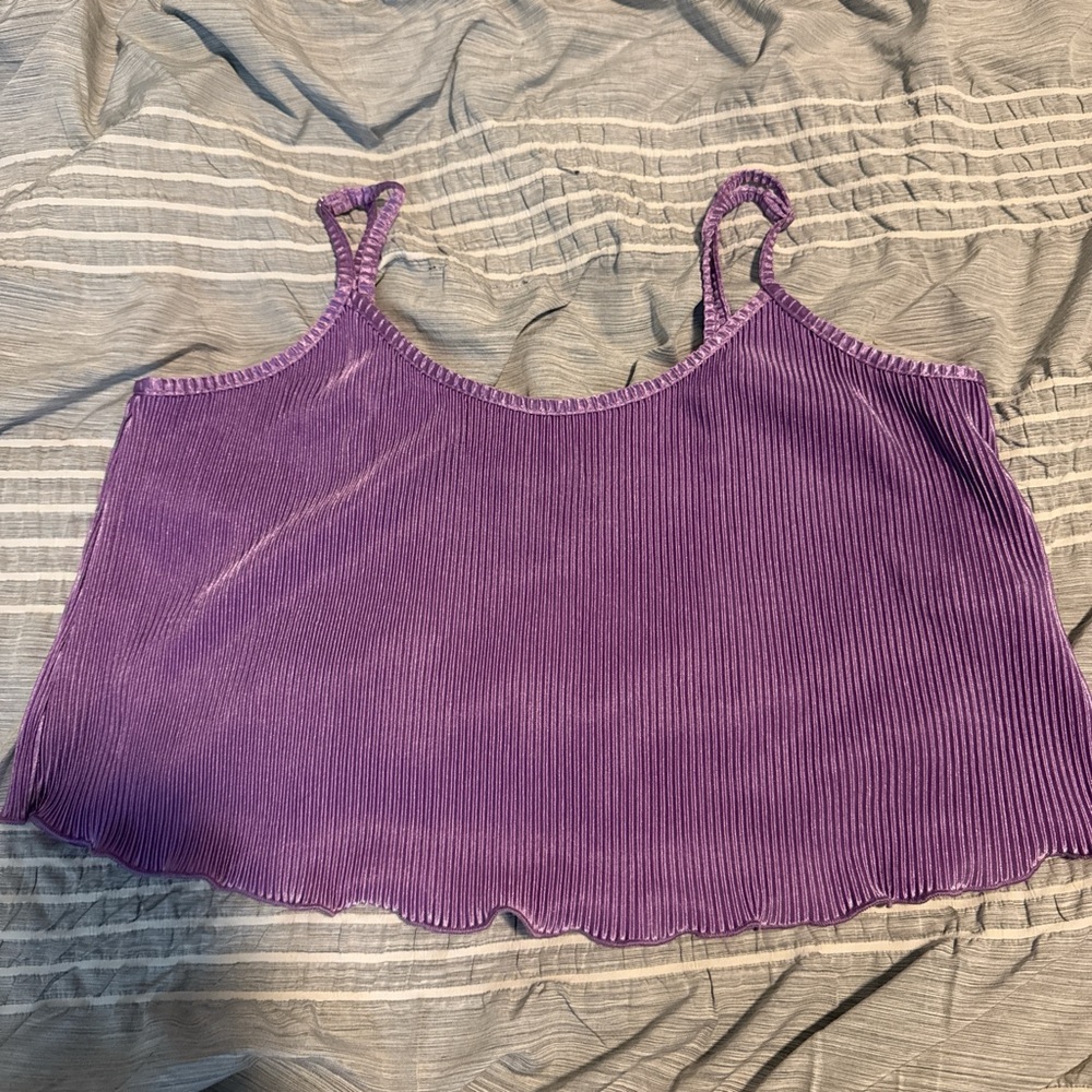 Forever 21 Purple Ribbed Camisole